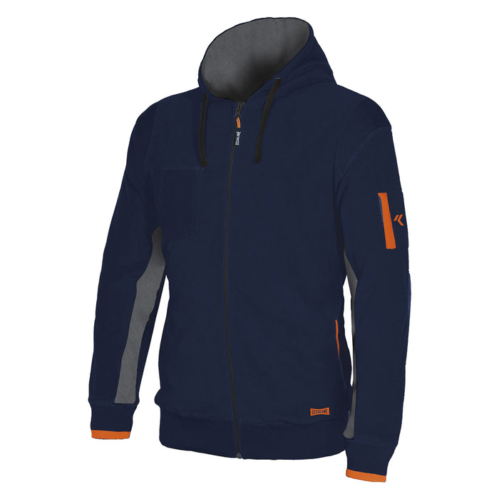 Micropile Ortigara L blu con cappuccio