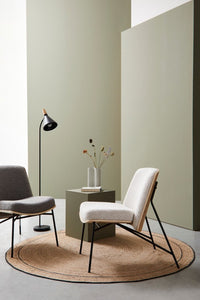 Piantana brill nera 31x20x148h in metallo