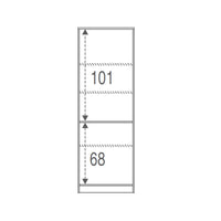 Armadio multiuso due ante Eucalipto 62x34x h182 cm