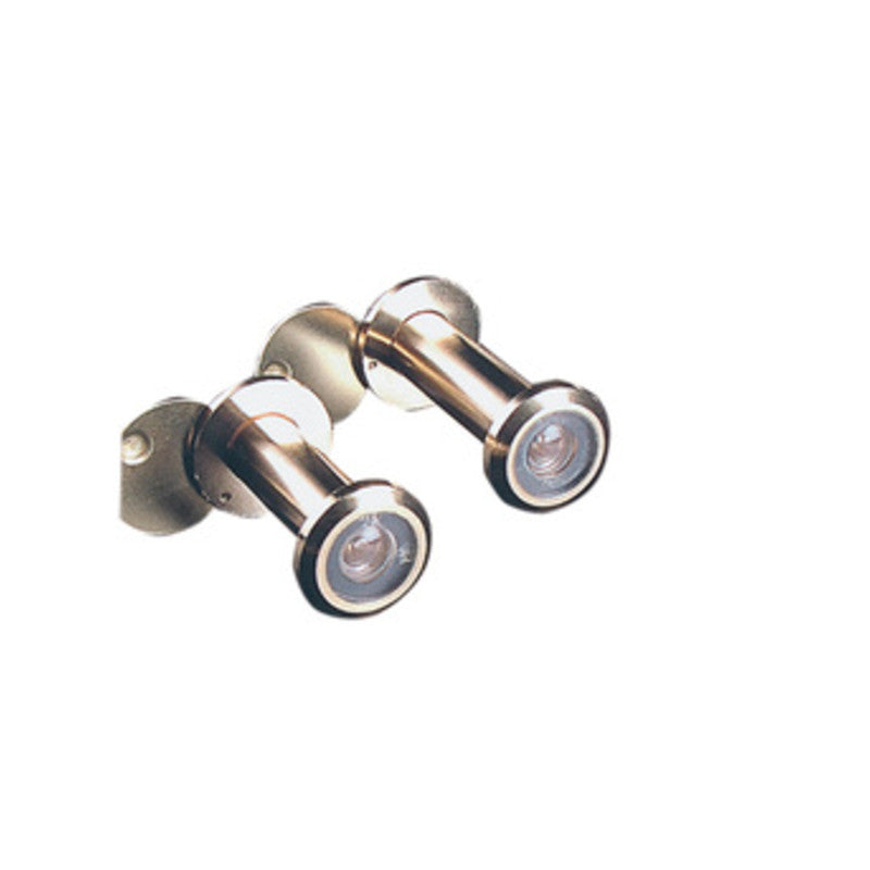 Spioncino 200° ottone lucido 12x4x7 cm