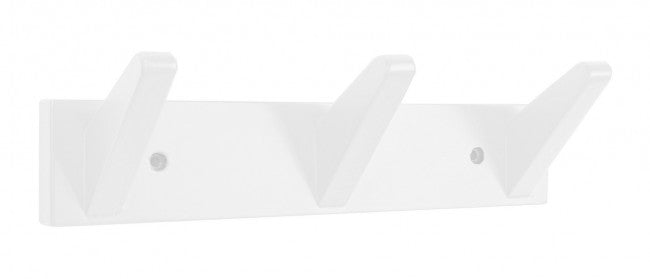 4x Appendino 31x9h bianco in legno