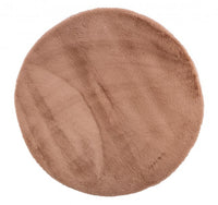 4x Tappeto cammello D.90 in tessuto