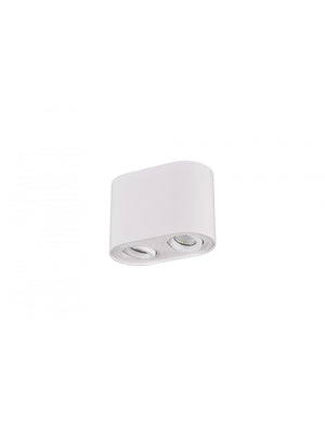 Faretto Soffitto 2 Spot GU10 Orientabili Cookie Bianco Trio Lighting