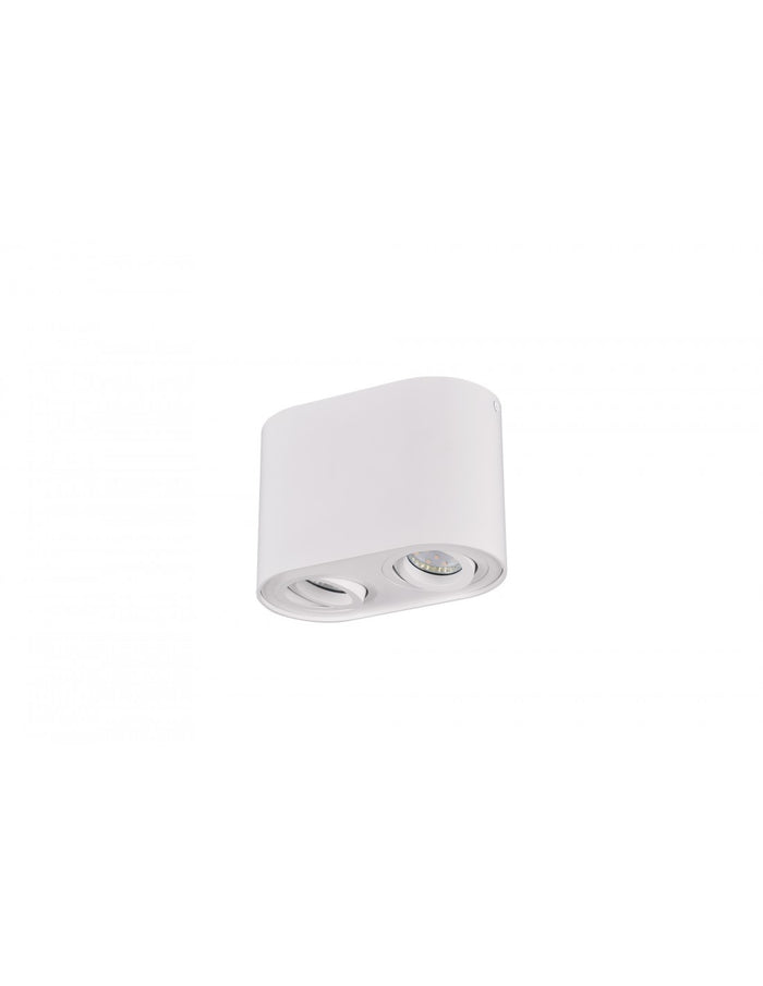 Faretto Soffitto 2 Spot GU10 Orientabili Cookie Bianco Trio Lighting