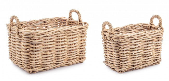 Cesta 2m malang rett naturale 49x36x30h, 58x43x35h