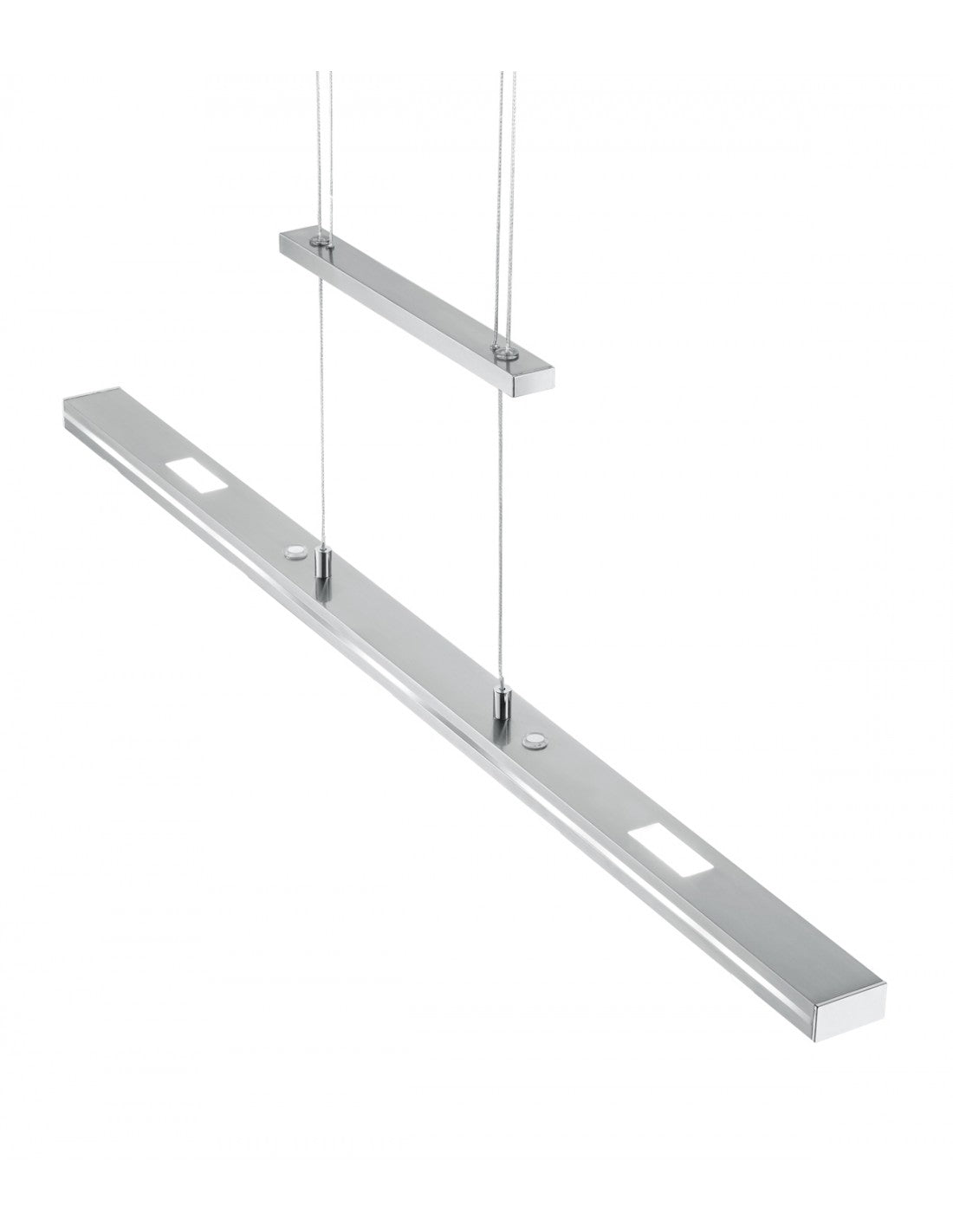 Sospensione Moderna Led Sopra e Sotto Lacal Nichel Trio Lighting