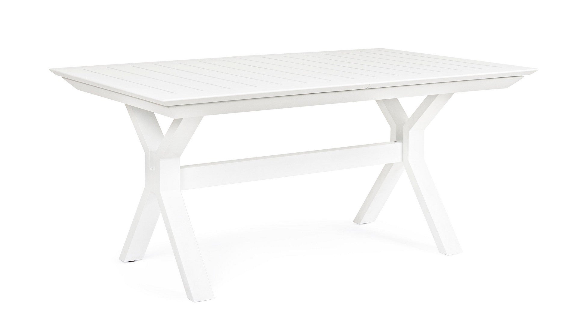 Tavolo allungabile giardino Kenyon bianco cm 180-240 x 100