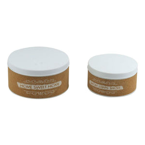 Scatola metallo 1-2 sughero tondo cmø19h10