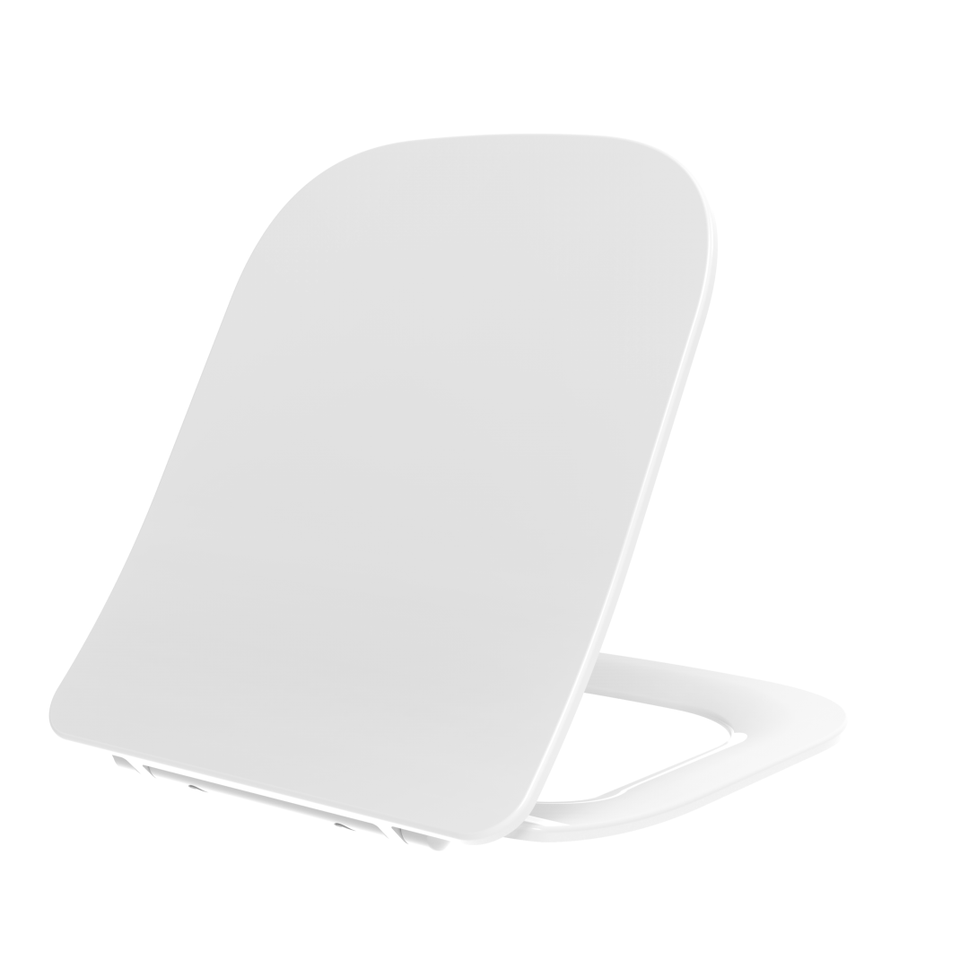 Copriwater quadrato slim bianco termoidurente