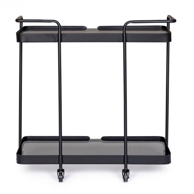 Carrello in vetro 69x34x69 cm