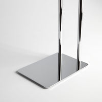 Porta 2 salviette cromato rettangolare