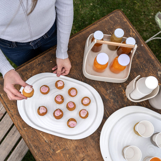 Vassoio M Tierra argilla Guzzini