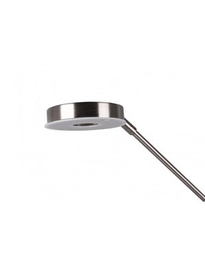 Piantana Led Dimmer con Spot da Lettura Barrie Nichel Trio Lighting