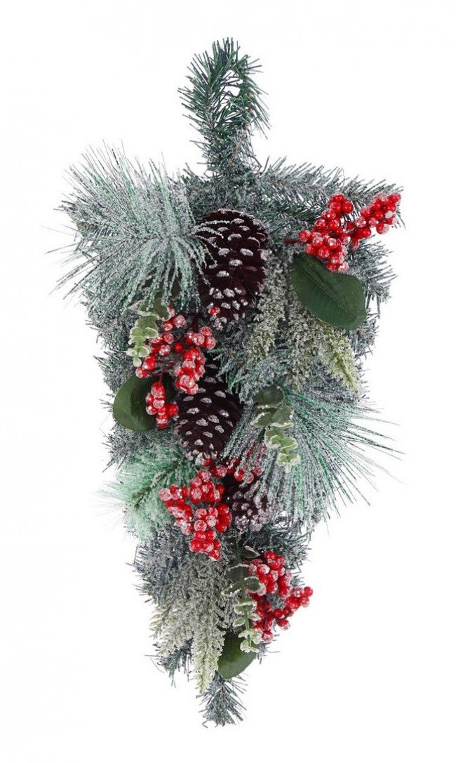 6x Decor. Cheryl Bacche Rosso Ghiacc Goccia