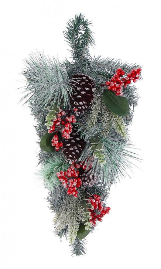 6x Decor. Cheryl Bacche Rosso Ghiacc Goccia