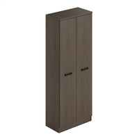 Armadio scarpiera Gabriella fango mobile due ante multiuso 6 ripiani cm h182x71x38