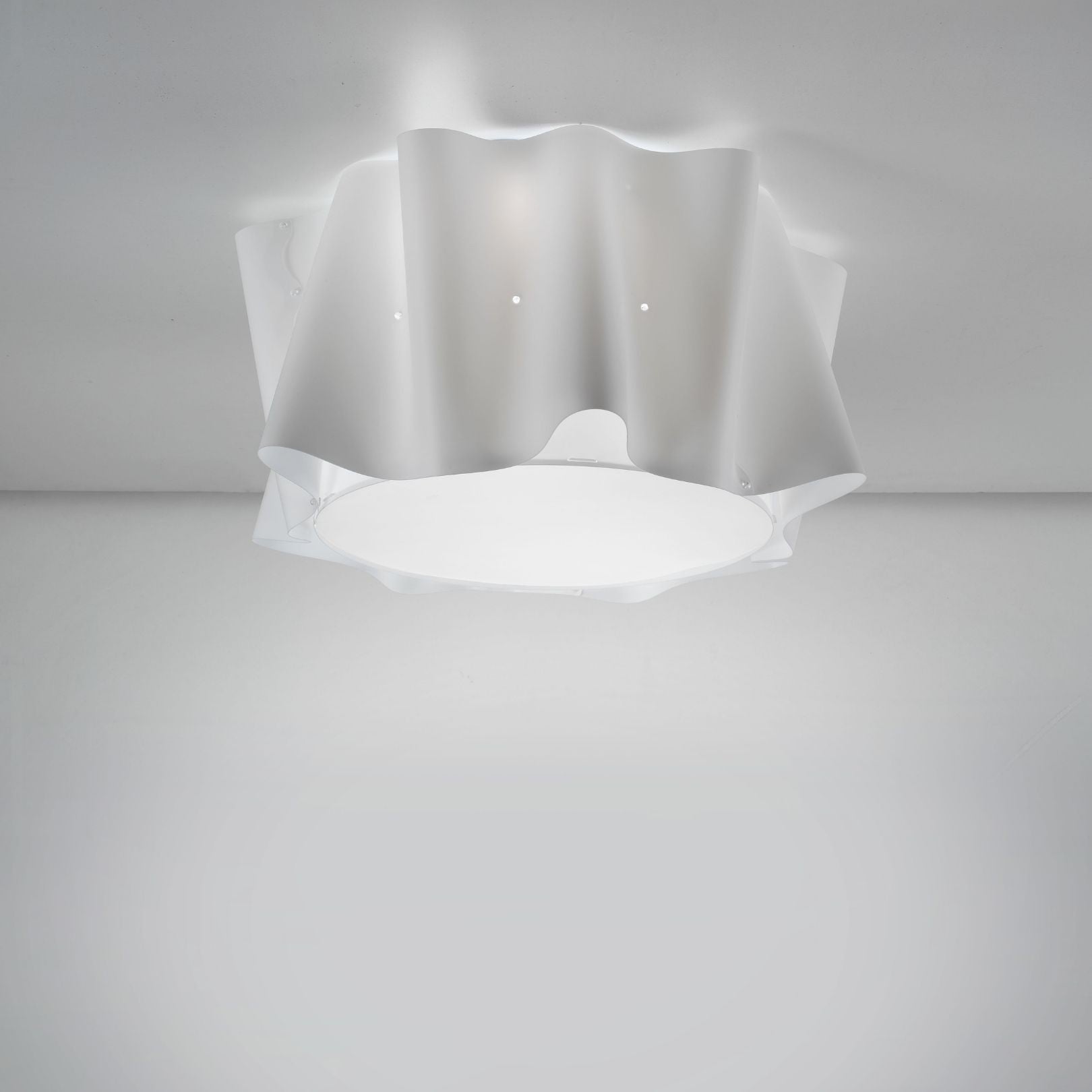 Plafoniera 3 Luci Bianco Cm. 60 x 32h