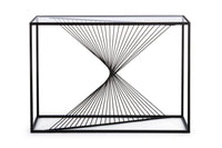 Mobile consolle metallo nero Espiral