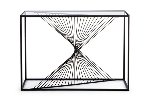 Mobile consolle metallo nero Espiral