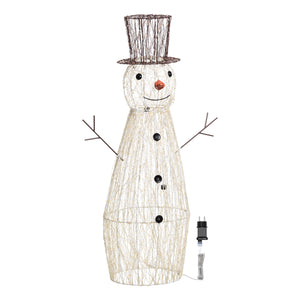 Pupazzo di neve 3D H100cm con MicroLED