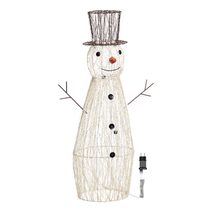 Pupazzo di neve 3D H100cm con MicroLED