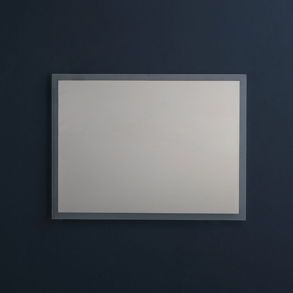 Specchio retroilluminato 80x60 cm reversibile