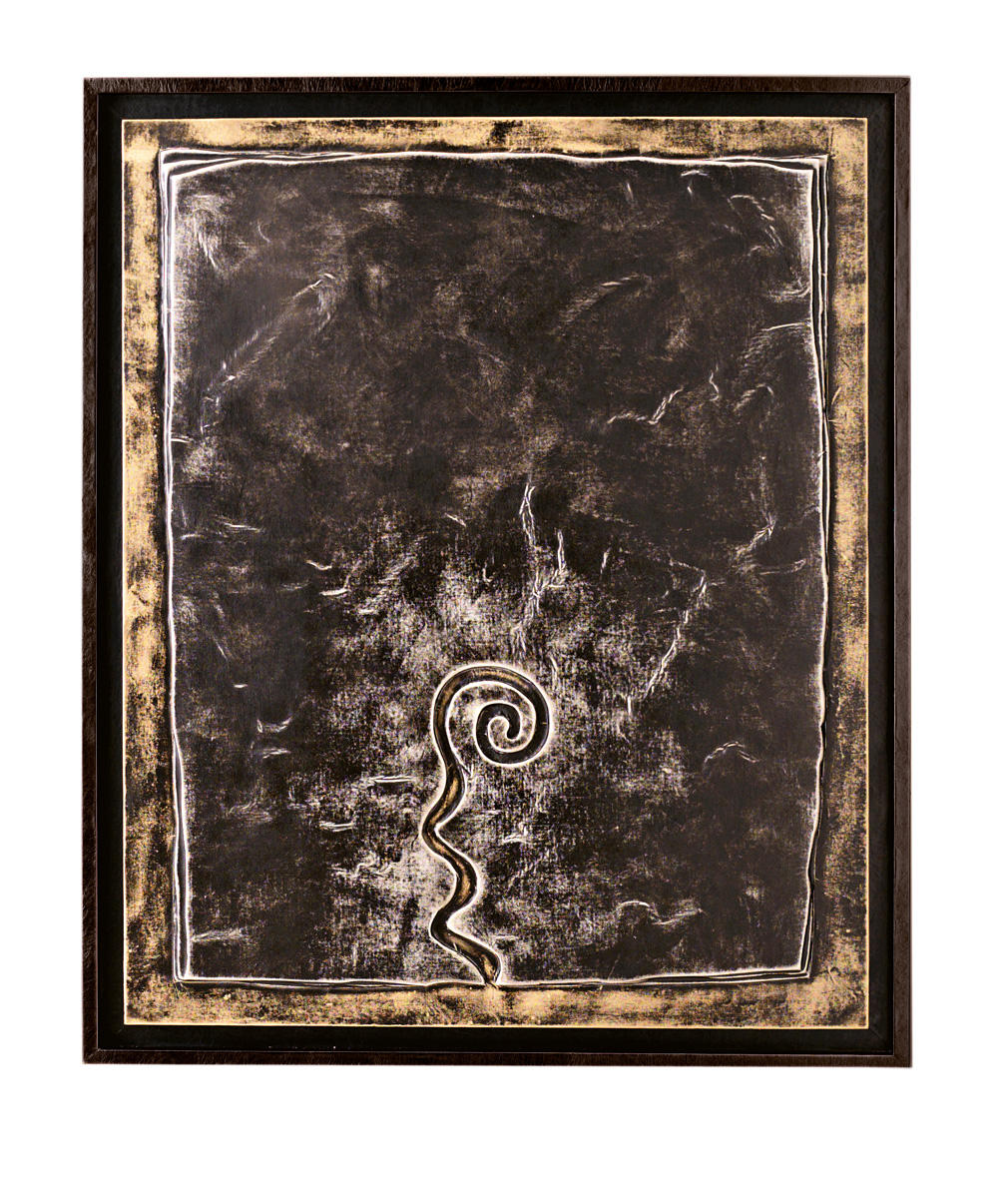 Olio su tela multicolar e telaio in legno 100x120 cm