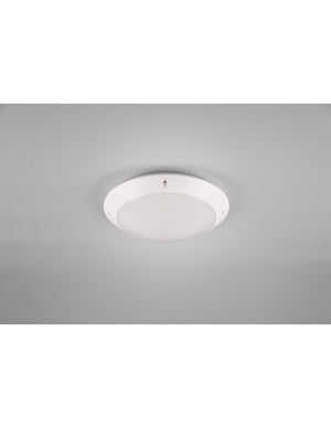 Plafoniera Da Esterno Camaro Bianco Opaco IP54 Ø26 cm Trio Lighting