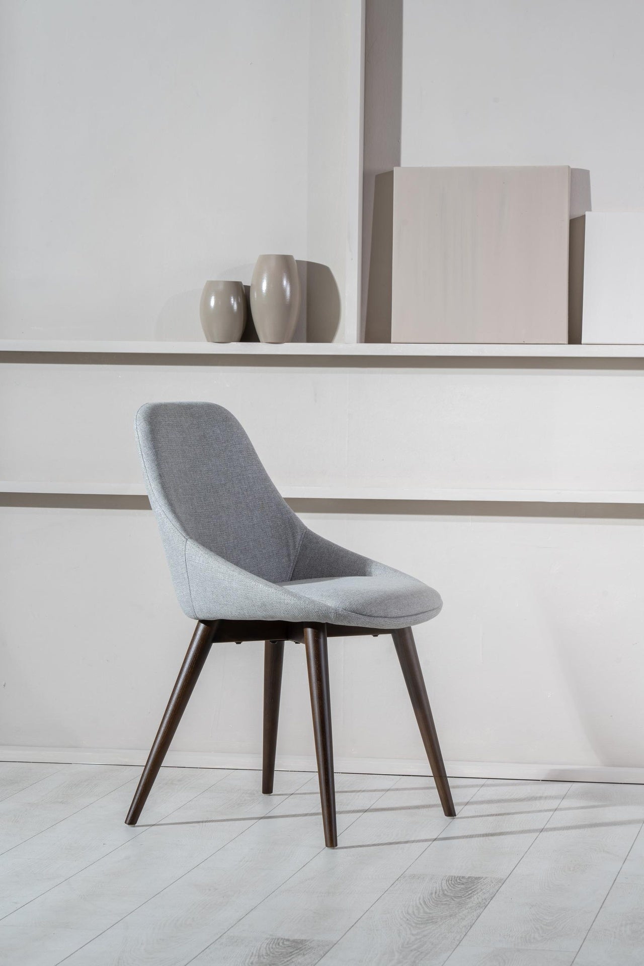 4x Sedia in Tessuto - 58cm x 49cm x 85cm