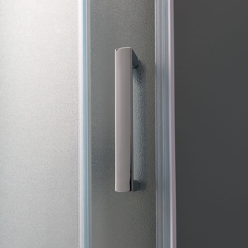 Box doccia semicircolare 90x90 cm cristallo opaco