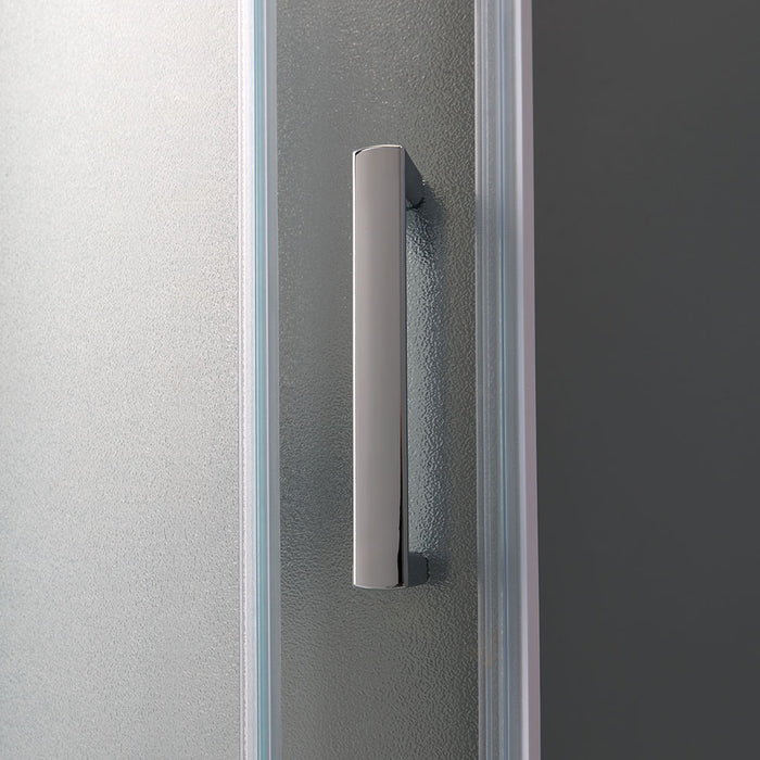 Box doccia semicircolare 90x90 cm cristallo opaco