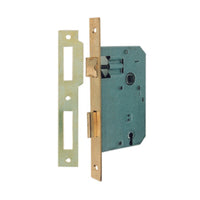 Serratura bronzata 8x7x5 cm piastra rettangolare