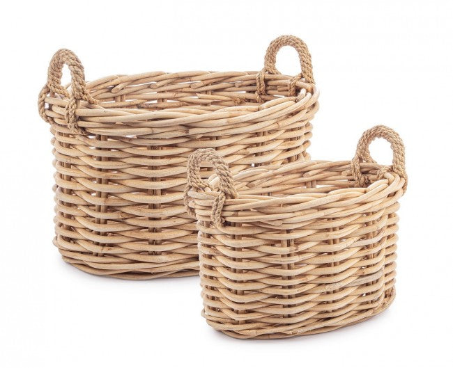 Cesta 50x40x30h e 59x46x35h naturale