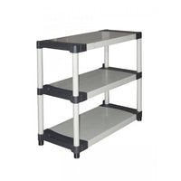 Scaffale in resina ripostiglio tre ripiani cm 80 x 40 x 85 h