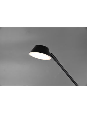 Piantana Led Con Luce Spot da Lettura Dimmerabile Haora Antracite Trio Lighting