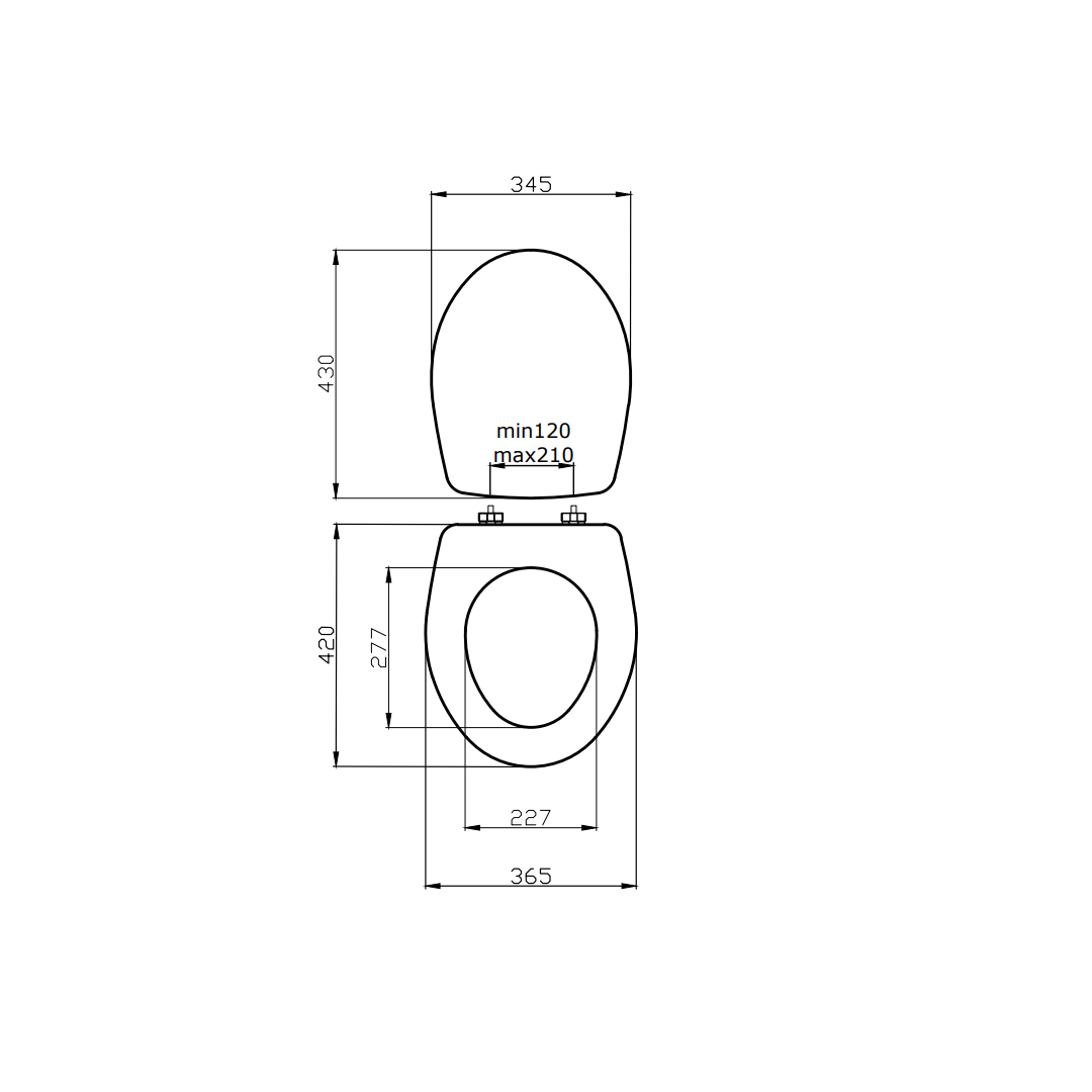 Sedile tavoletta wc colibrì 2 bianco