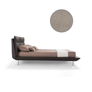 Letto matrimoniale beige 190x12x82 cm