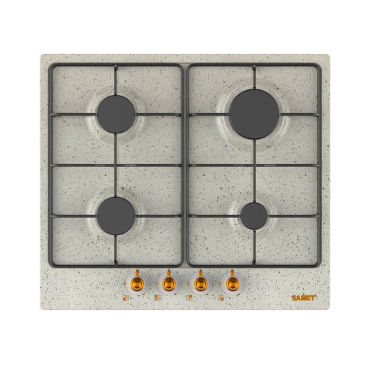 Samet piano cottura 4 fuochi da 60 cm avena Diomede H4.5xL58xP51