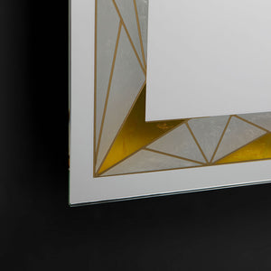 Specchio rettangolare 60x80 illuminato a led