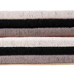 Cesta vimini multicolor rettangolare cm53x38h12,5