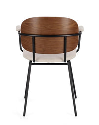 2x Sedia beige 57x60x80 cm in tessuto