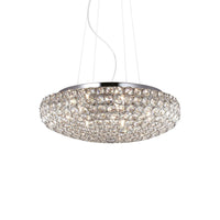 Lampada a sospensione cromo D 460 x H min 400 - max 1200 mm