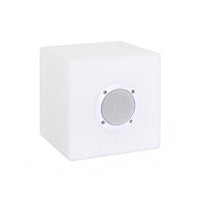 Lampada LED Cubo Speaker in Polietilene 20x20cm