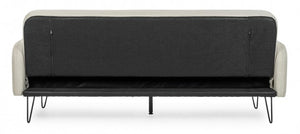 Divano Letto Bridjet Beige in tessuto reclinabile