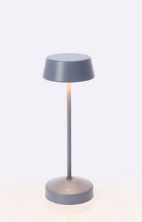 Lampada tavolo led blu D.11 x 33h in metallo