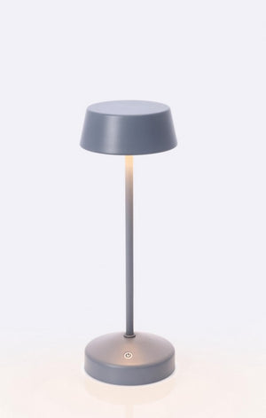 Lampada tavolo led blu D.11 x 33h in metallo