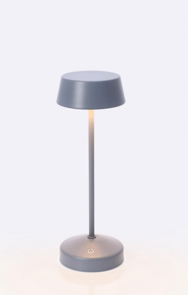 Lampada tavolo led blu D.11 x 33h in metallo