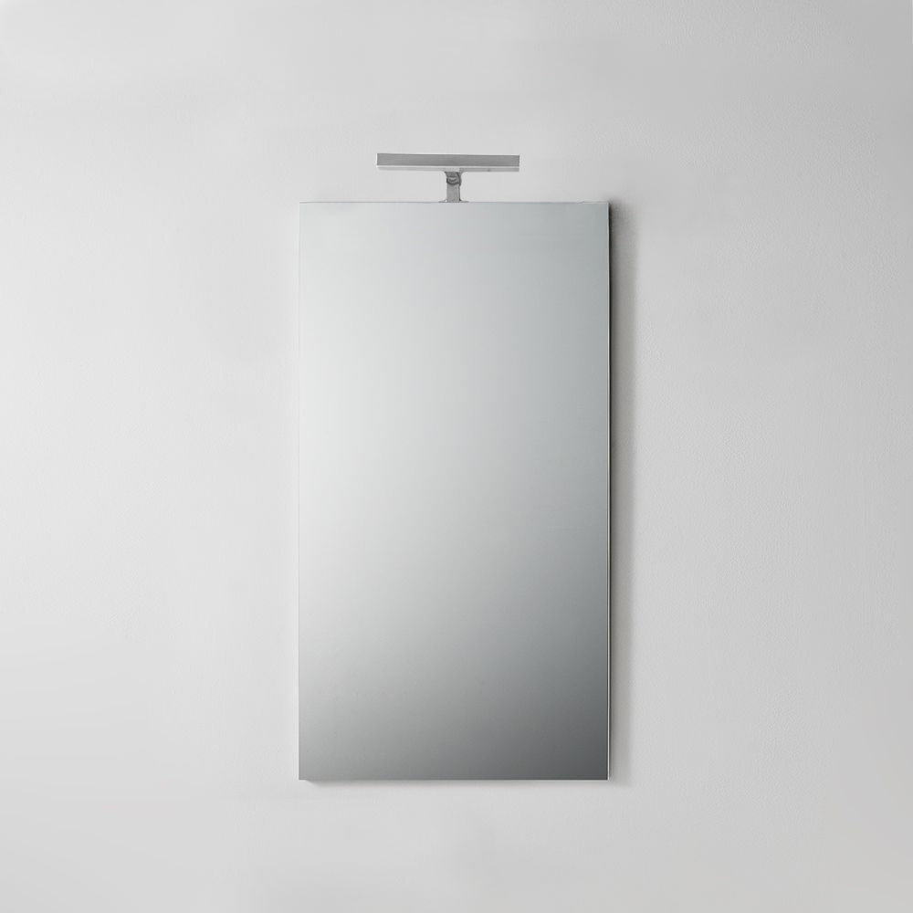 Specchio bagno semplice 45 x 90 cm con luce