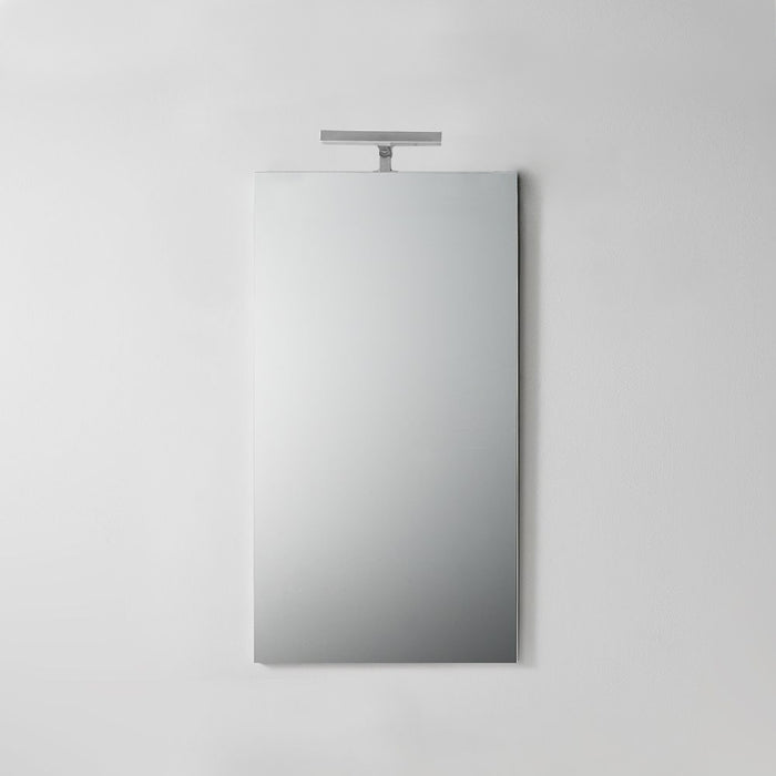 Specchio bagno semplice 45 x 90 cm con luce