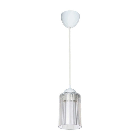 Lampada da soffitto Optical ASZ1025 con paralume in plastica trasparente H67xL10.5